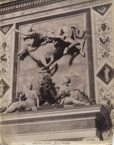 Moscioni, Romualdo — Altorilievo Curzius - Museo Borghese — insieme